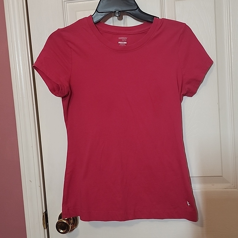 DANSKIN NOW LOOSE ATHLETIC TEE SZ S
